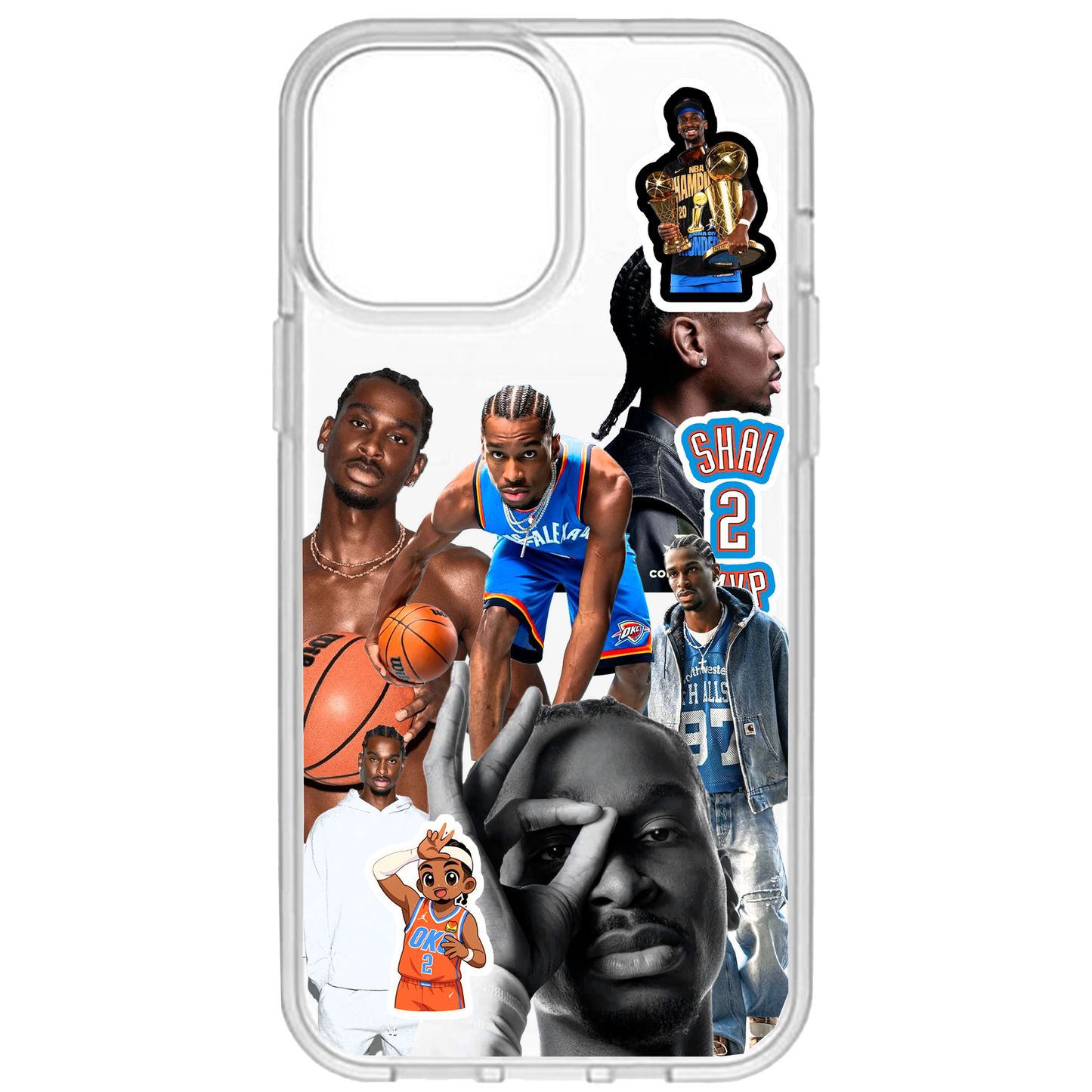 Shai Gilgeous-Alexander Transparent Phone Case