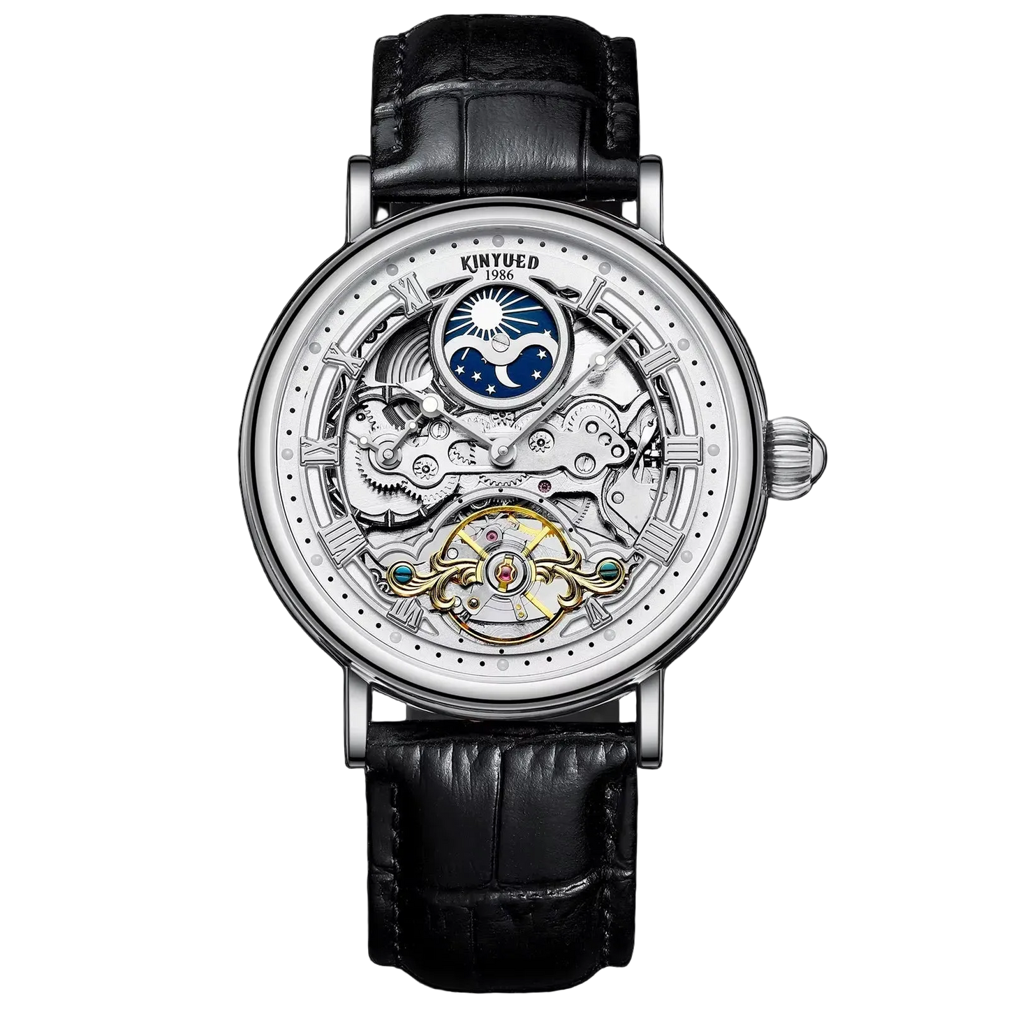 Kinyued Mechanical Leather Watch