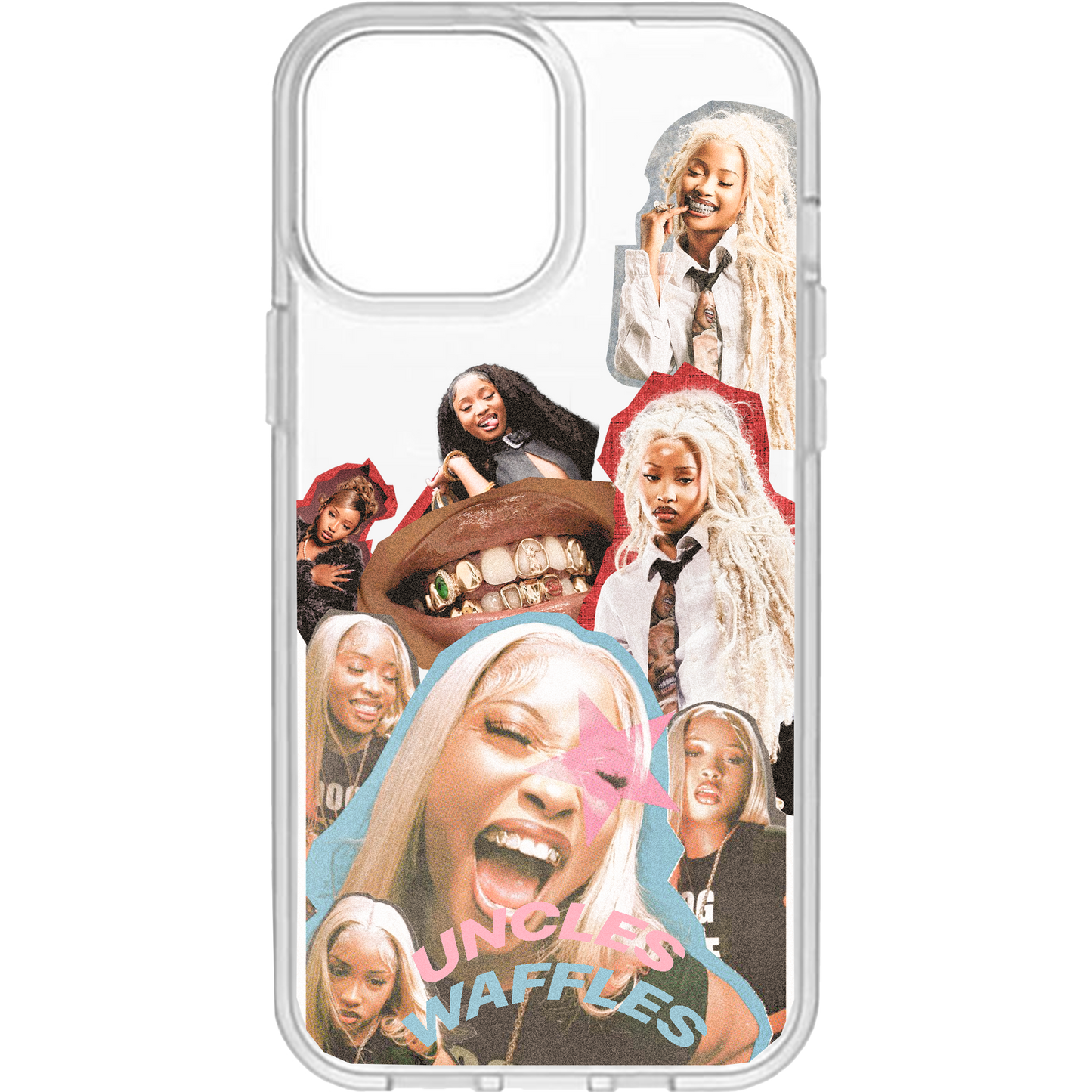 Uncle Waffles Transparent Phone Case