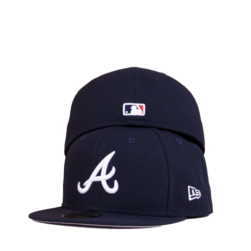 Atlanta Braves Black Fitted Hat