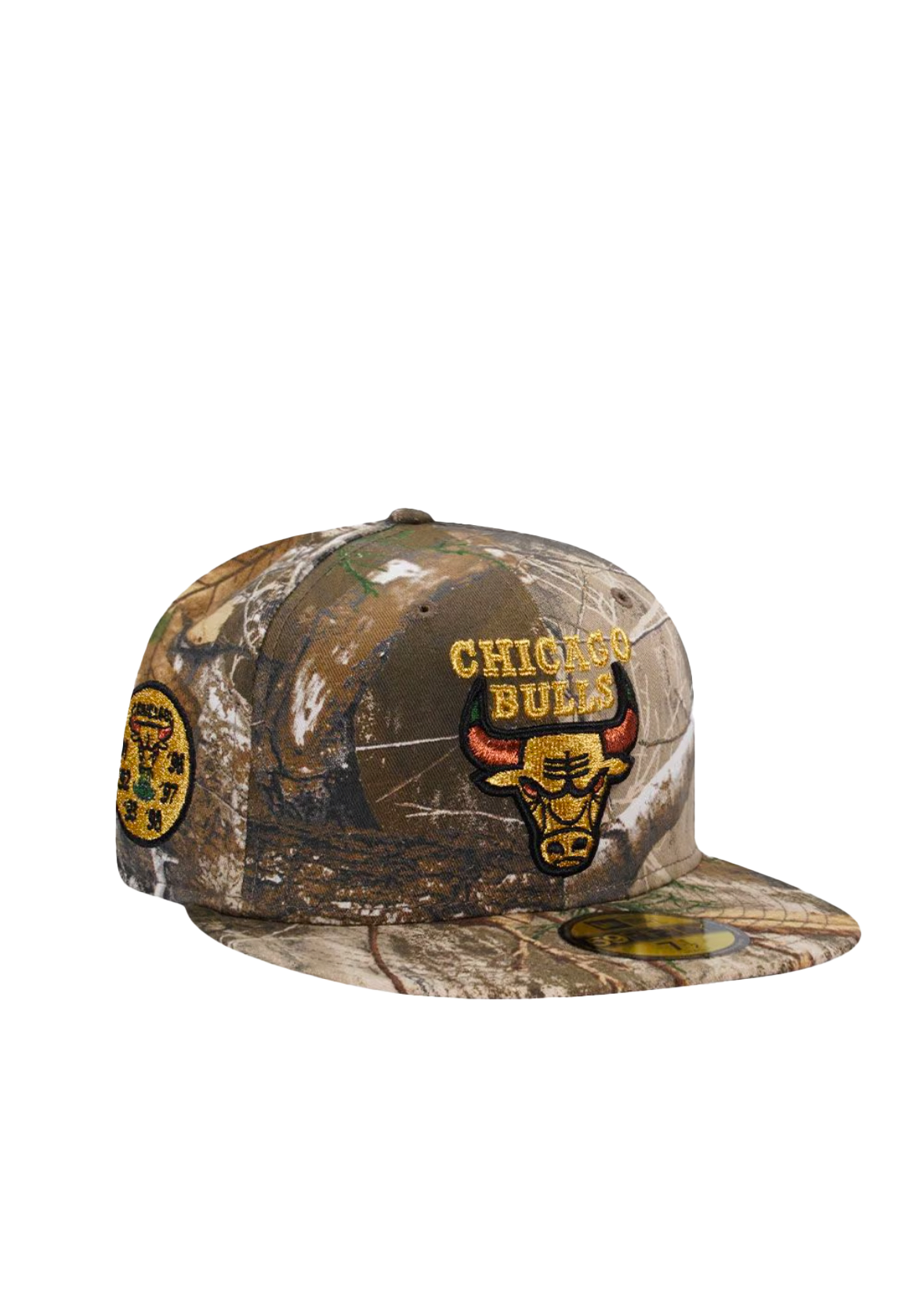 Chicago Bulls Camouflage tree Fitted hat -camo