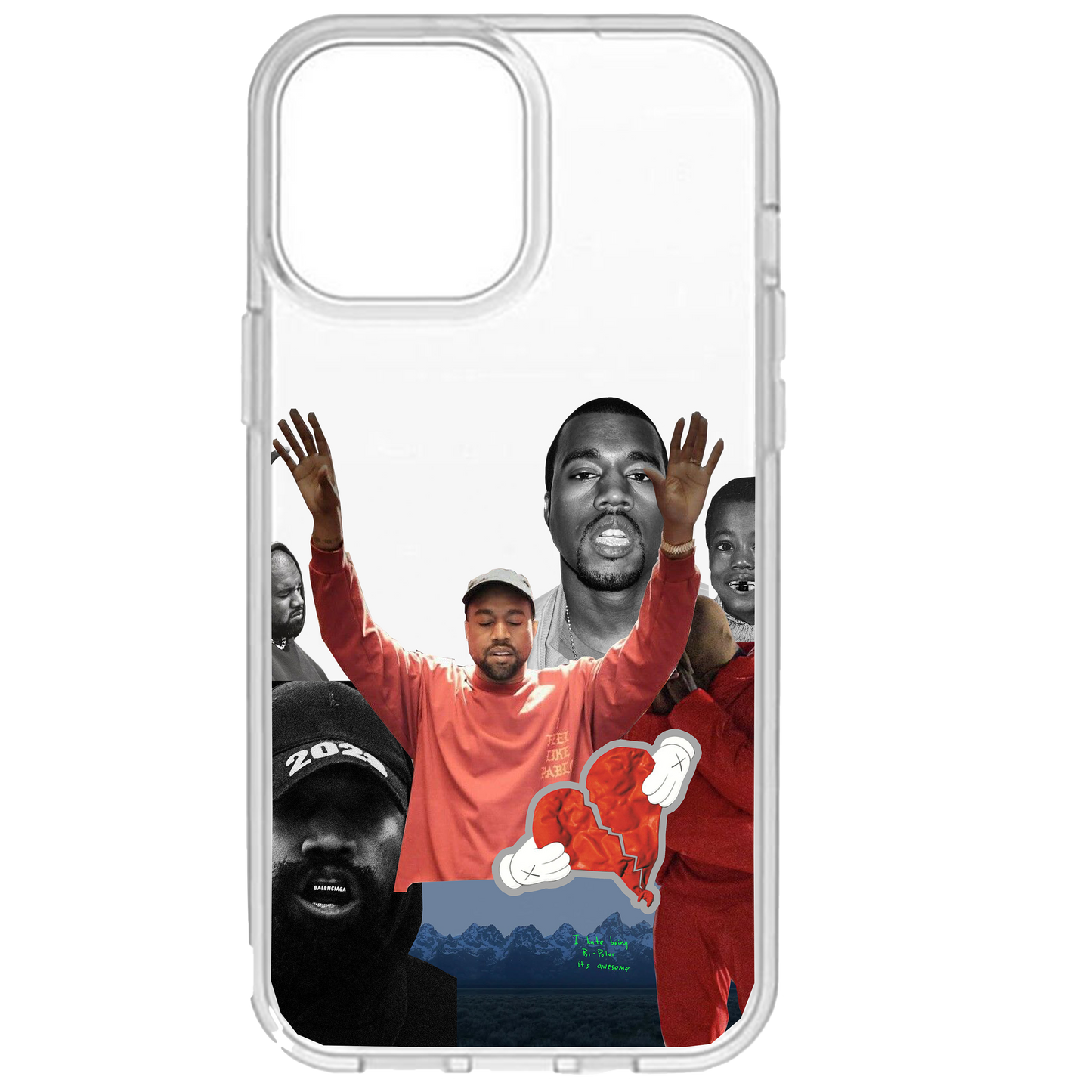 Kanye West Transparent Phone Case