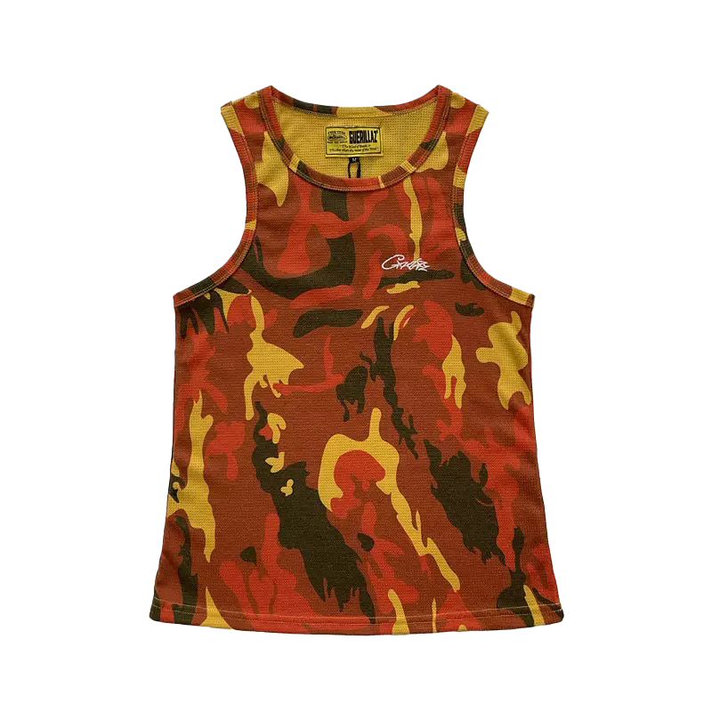 Corteiz Camo Volcano Lava Tank