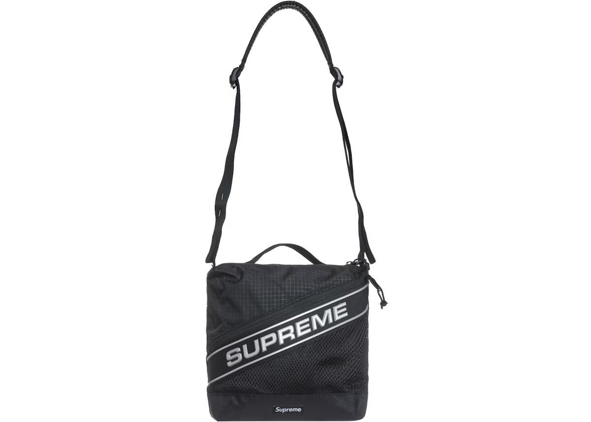 Supreme FW23 Reflective Logo Messenger Bag