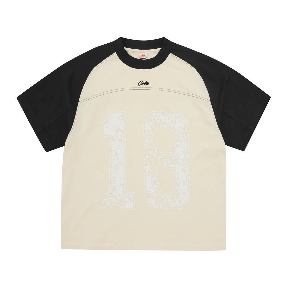 Corteiz Raglan Tshirt -Black