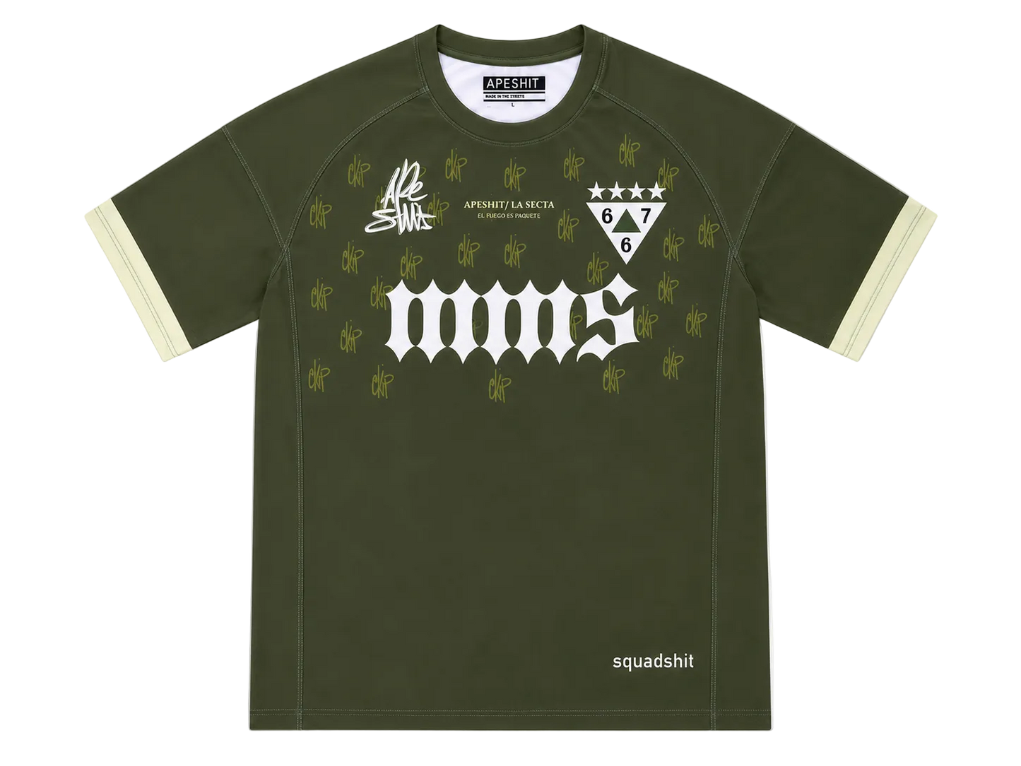 667 X Apeshit Army Green & Olive Jersey