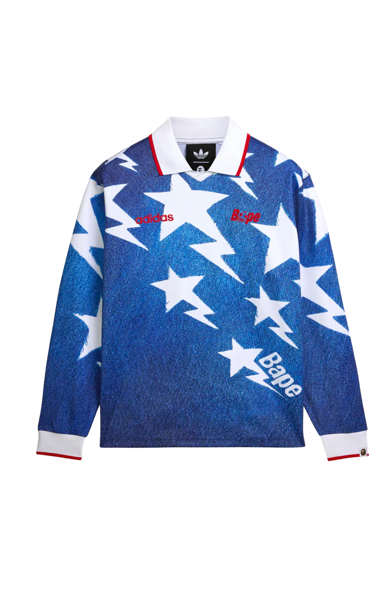 BAPE X ADIDAS World Cup Collab Longsleeve Jersey