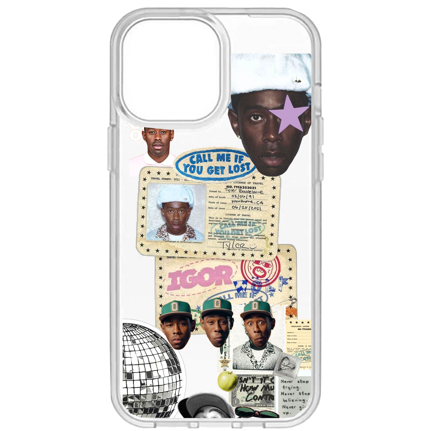 Tyler The Creator Transparent Phone Case