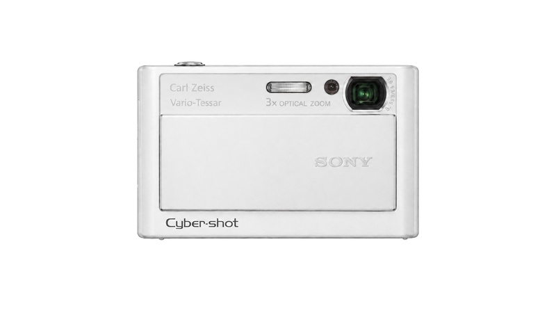Sony Cybershot T20 2007 Retro Slide Camera -milky white