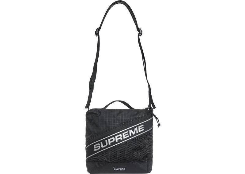 Supreme FW23 Reflective Logo Messenger Bag