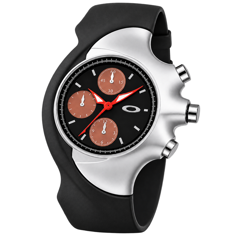 Oakley Detonator Watch Black With Chrome Rosegold Accent