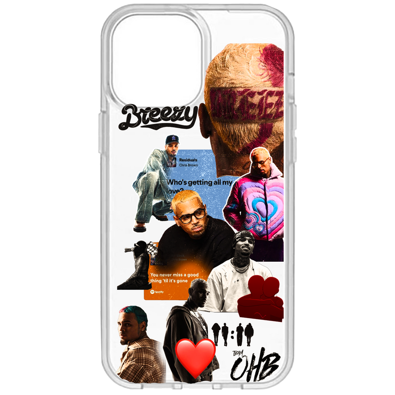 Chris Brown Transparent Phone Case