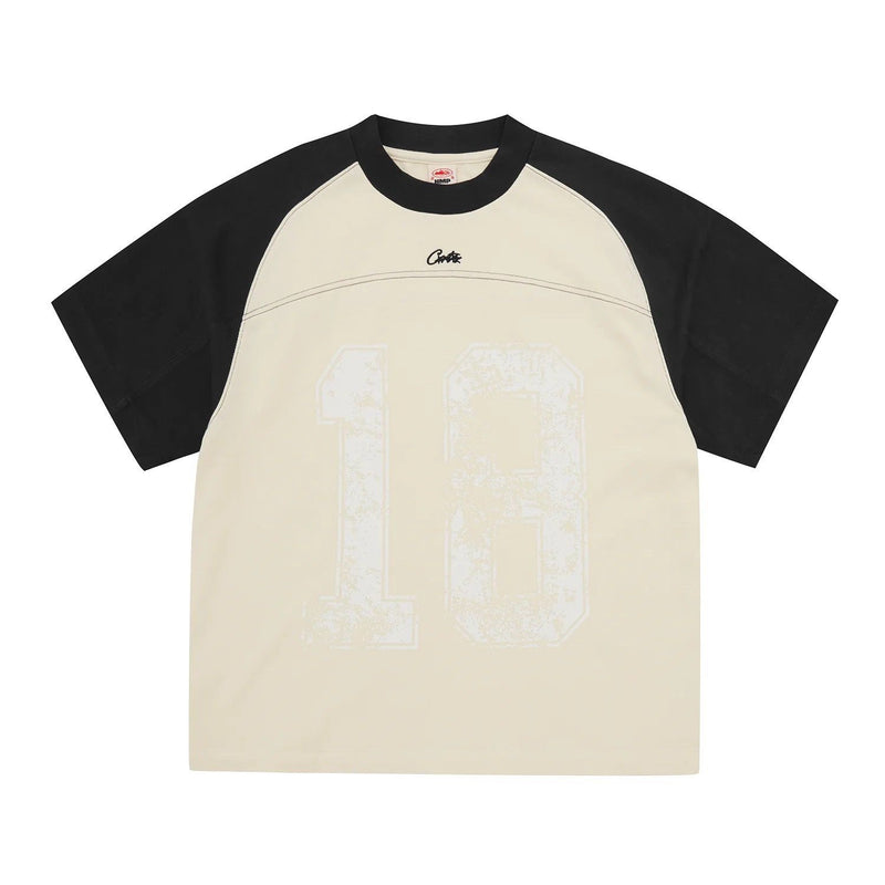 Corteiz Raglan Tshirt -Black