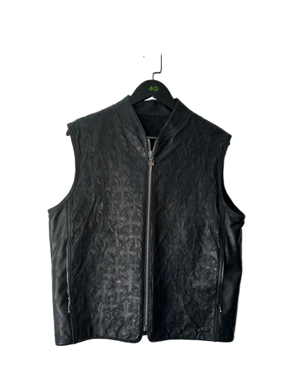 Chrome Hearts Leather Vest