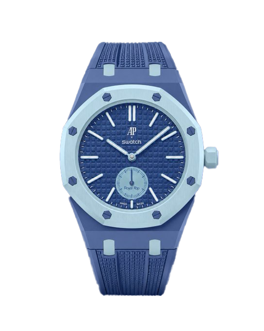 AP x Swatch Cornflower Blue Watch