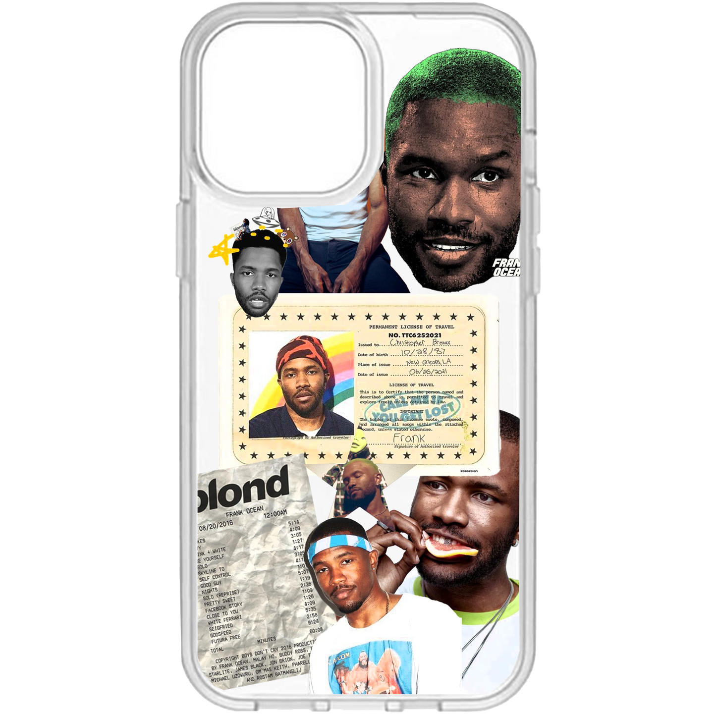 Frank Ocean Transparent Phone Case