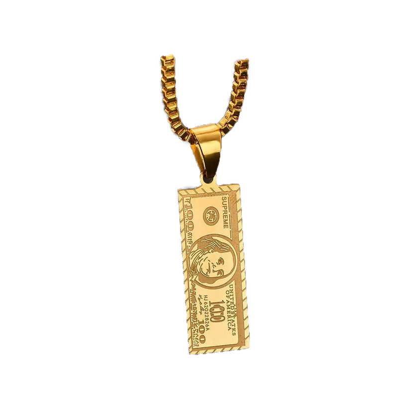 Supreme Dollar Chain -gold