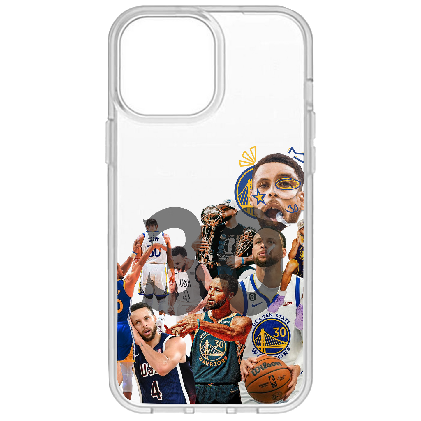 Stephen Curry Transparent Phone Case