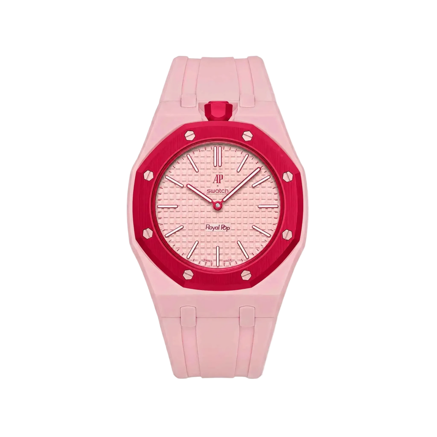 Audemars Piguet X Swatch Pink watch