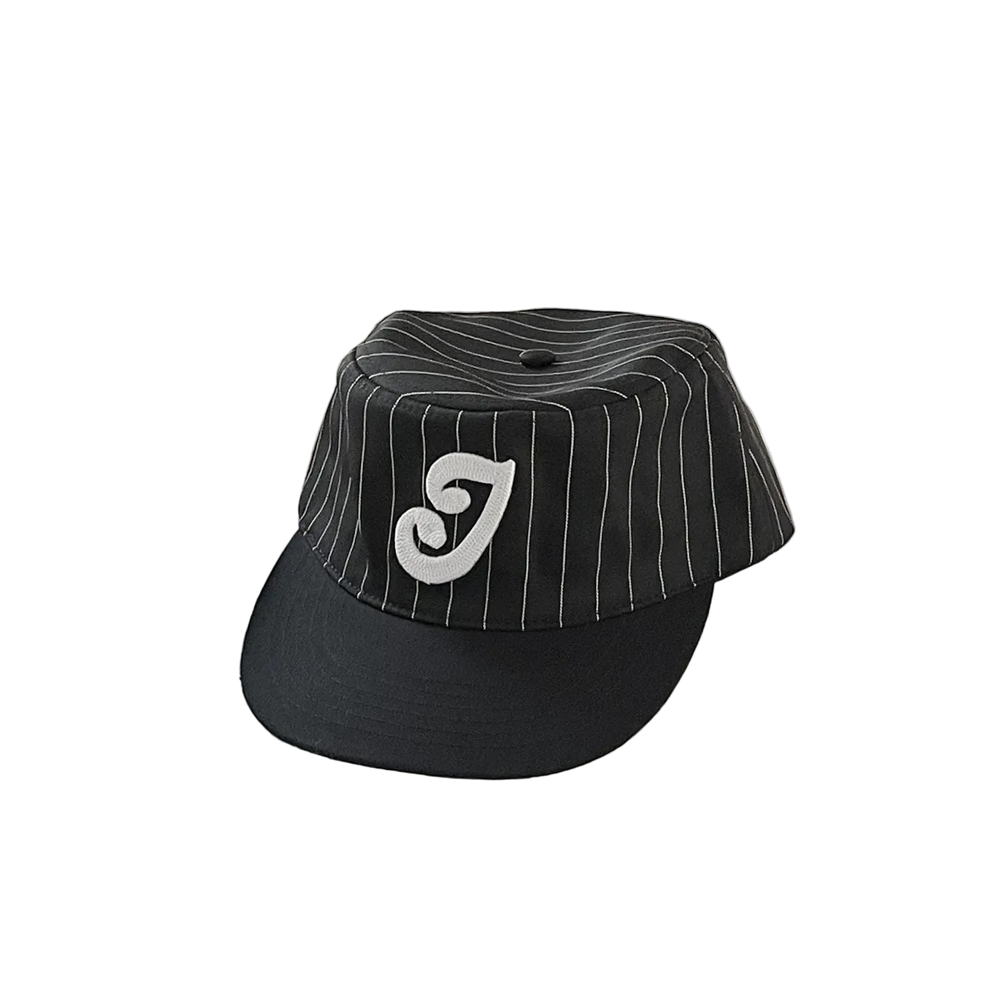 Stripped Pillbox Hat